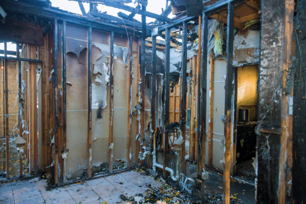 Professional Soot Cleanup technician working in New York Mills, MN